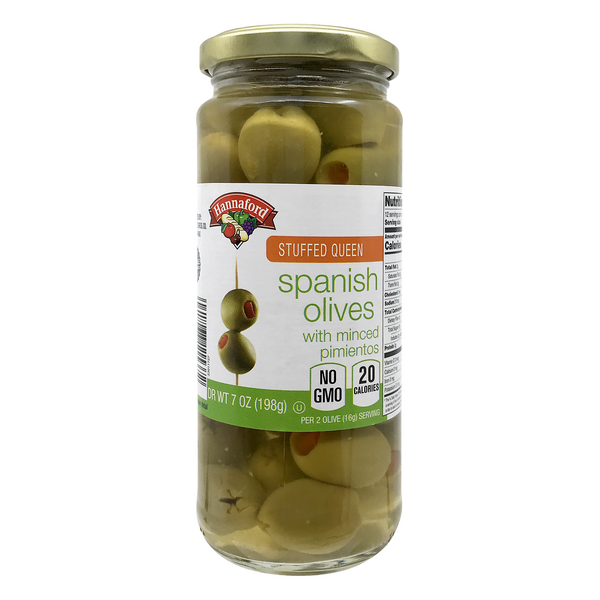 Hannaford Stuffed Spanish Queen Olives with Minced Pimientos
