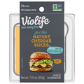 Violife Dairy Free Vegan Just Like Mature Cheddar Cheese Slices - 10 ct