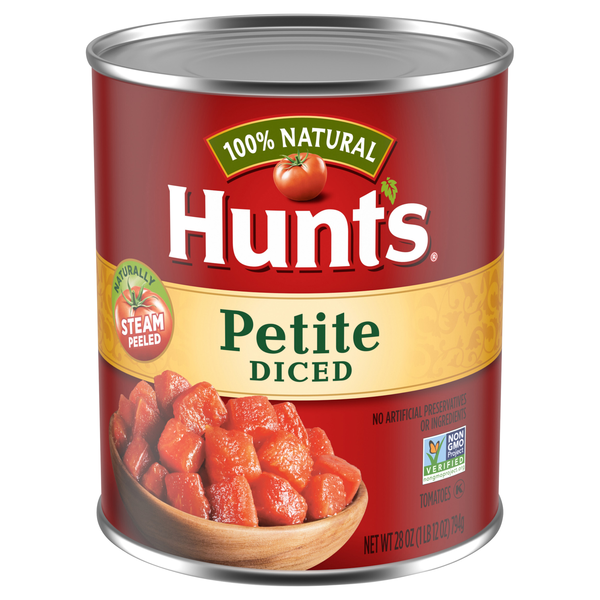 Hunt's 100% Natural Petite Diced Tomatoes