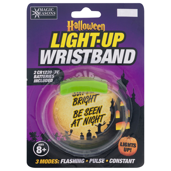 Smart Living Light Up Wristband Halloween LED Fun Flashers Green