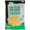 Our Brand Sour Cream & Onion Potato Chips Family Size
