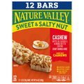 Nature Valley Sweet & Salty Nut Chewy Cashew Granola Bars - 12 ct