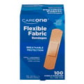 CareOne Bandages Flexible Fabric Non-Stick Pad 3/4 x 3 Inch