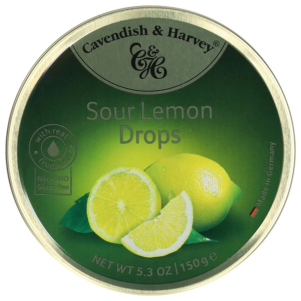 Cavendish & Harvey Sour Lemon Hard Candy Drops