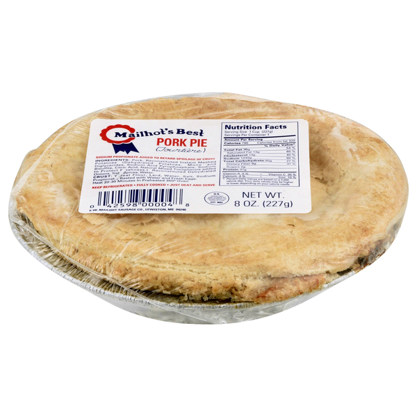 Mailhot's Best Pork Pie Refrigerated