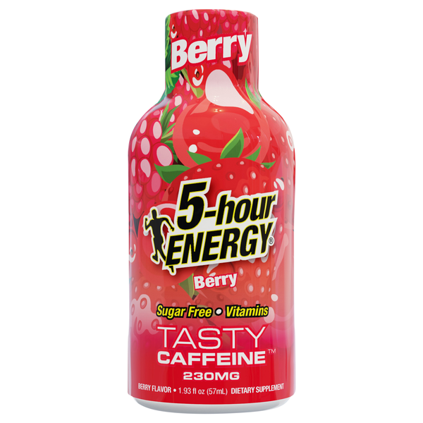 5-Hour Extra Strength Sugar Free Berry Energy Shot