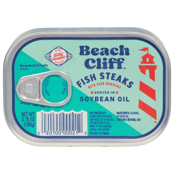Save on Beach Cliff Herring Fish Steaks Bite Size Order Online Delivery Food Lion