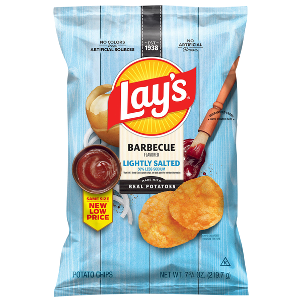 Lay's Lightly Salted Barbecue Potato Chips