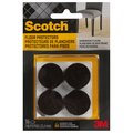 3M Scotch Felt Pads for Hardwood Floors Brown 1 Inch