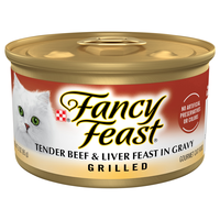 Fancy Feast Grilled Tender Beef & Liver in Gravy Wet Cat Food