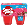 Snack Pack Zero Sugar Cherry Juicy Gels Cups - 4 ct
