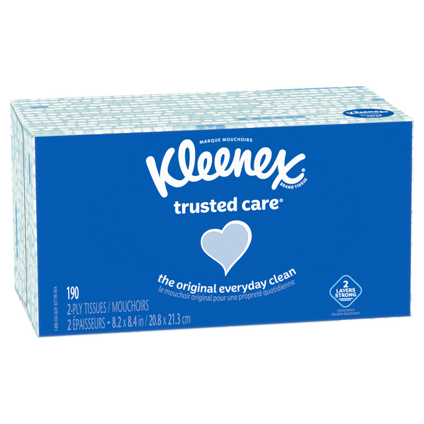 Kleenex Trusted Care Facial Tissue 2 Ply 230 Count 10 Pack www.inf