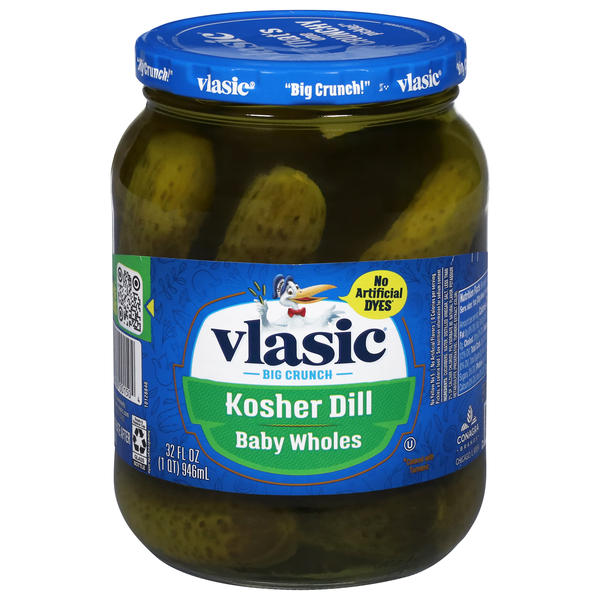 Vlasic Whole Kosher Dill Baby Pickles