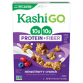 Kashi GO Protein + Fiber Mixed Berry Multigrain Clusters Cereal