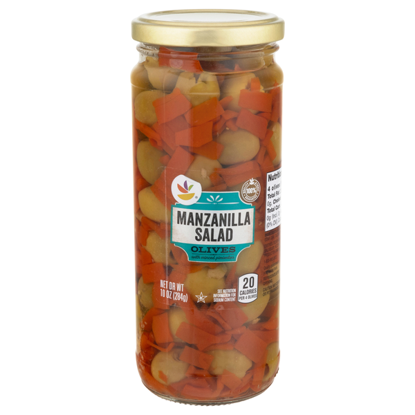 Our Brand Manzanilla Salad Olives with Minced Pimiento