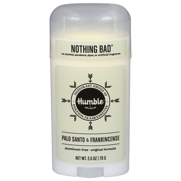 Humble Nothing Bad Palo Santo & Frankincense Aluminum Free Deodorant