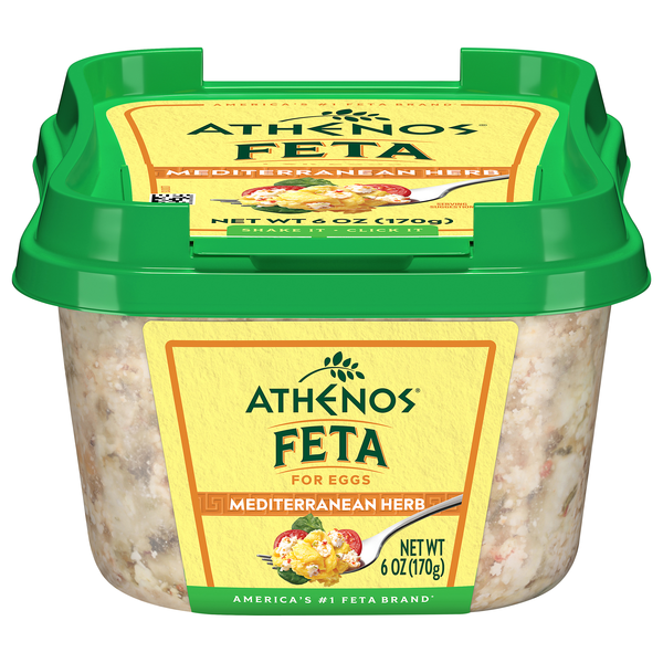 Athenos Mediterranean Herb Feta Cheese Crumbled