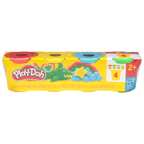 Play-Doh Modeling Compound Assorted Colors - 4 ct Ages 2+
