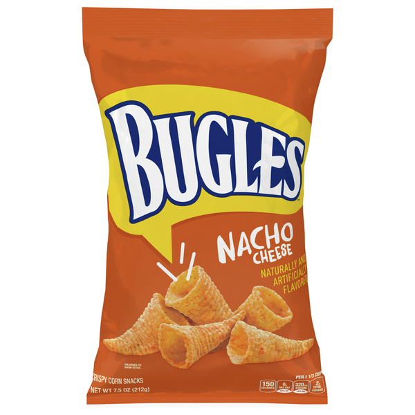 Bugles Crispy Corn Snacks Nacho Cheese