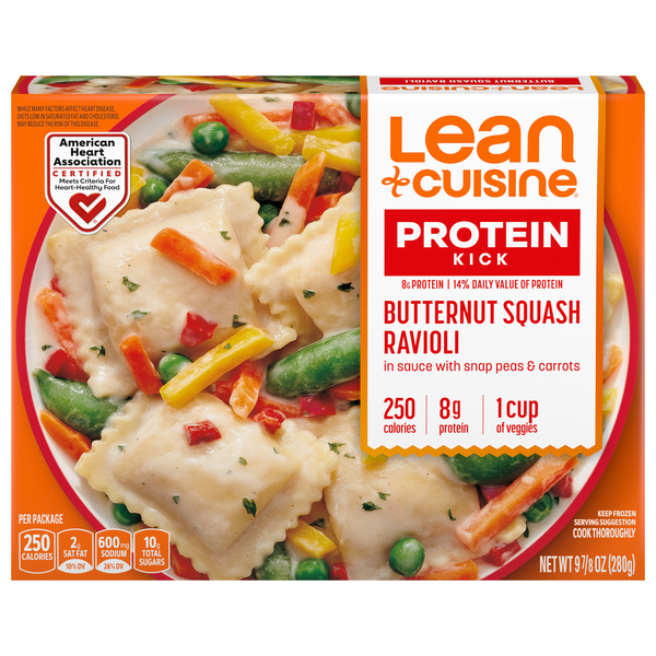 Lean Cuisine Protein Kick Butternut Squash Ravioli Frozen Meal