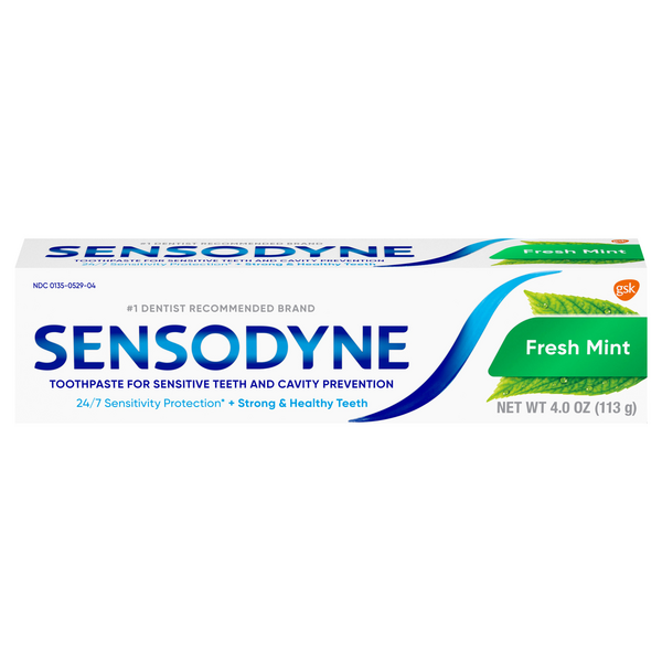 Sensodyne Maximum Strength with Fluoride Toothpaste Fresh Mint