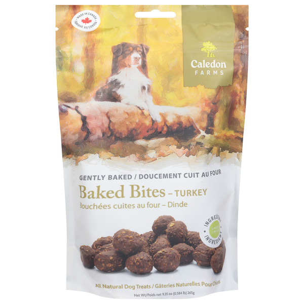Caledon Farms All Natural Baked Bites Turkey Dog Treats