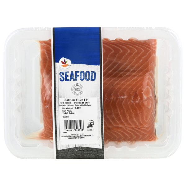 Our Brand Farm Raised Skin-On Salmon Fillet Fresh