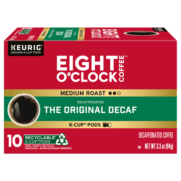 Eight O'Clock Coffee The Original Decaf Medium Roast K-Cup Coffee Pods