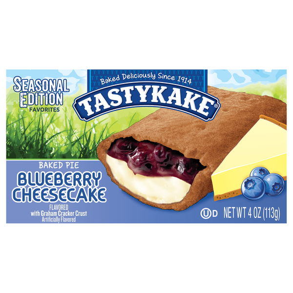 Tastykake Baked Pie Blueberry Cheesecake