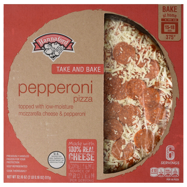 Hannaford Take & Bake Pepperoni Pizza