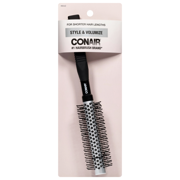 Conair Style & Volumize Metal Barrel Brush Round Short Hair