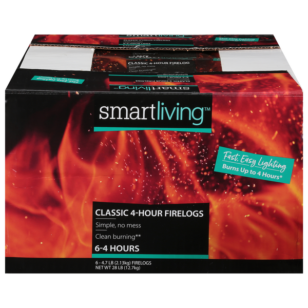 Smart Living Firelogs Classic 4-Hour