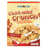 Food Lion Cinni-Mini Crunch Cinnamon Cereal