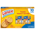 Lance Toasty Peanut Butter Sandwich Crackers - 10 ct