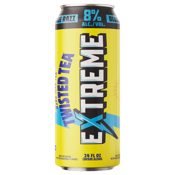 Twisted Tea Extreme Blue Razz Hard Iced Tea (Single)