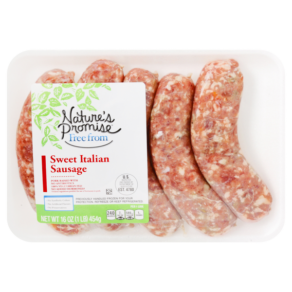 Save on Nature's Promise Sweet Italian Sausage Order Online Delivery