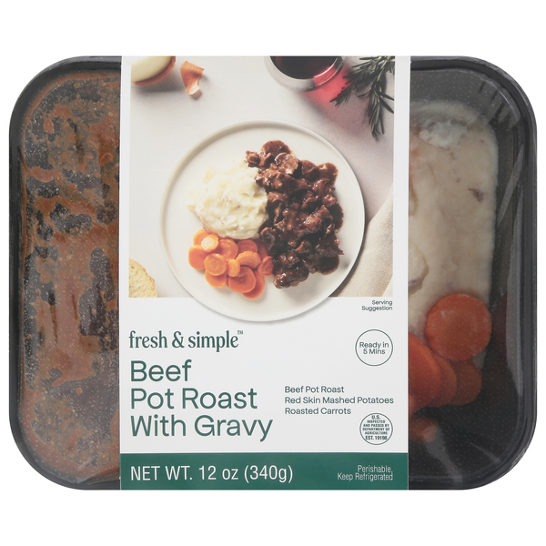 Fresh & Simple Beef Pot Roast with Gravy Refrigerated
