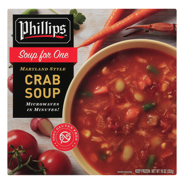 Phillips Gluten Free Maryland Style Crab Soup For One Frozen