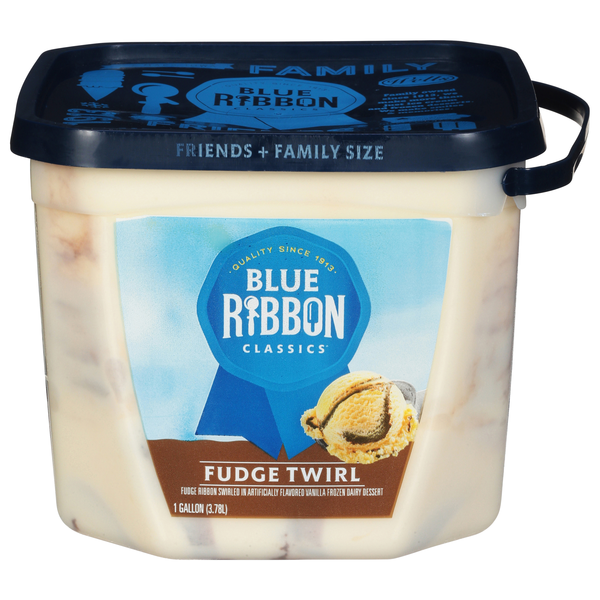 Blue Ribbon Classics Fudge Twirl Frozen Dairy Dessert