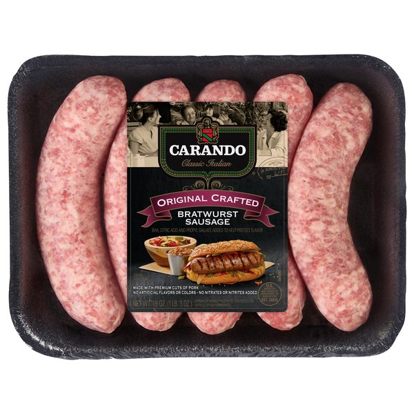 Carando Original Crafted Bratwurst Sausage - 5 ct