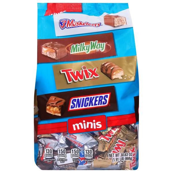 Mars Wrigley Mini Assorted Chocolate Candy Jumbo Bag