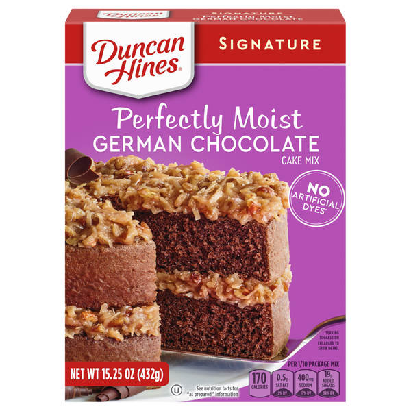 Duncan Hines Signature Perfectly Moist German Chocolate Cake Mix