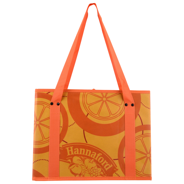 Hannaford Reusable Collapsible Shopping Box Lemons