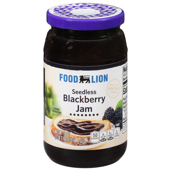 Food Lion Seedless Blackberry Jam
