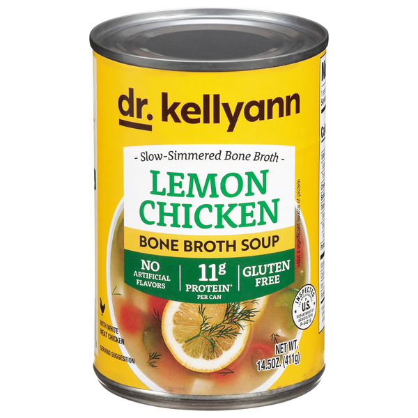 Dr. Kellyann Lemon Chicken Bone Broth Soup