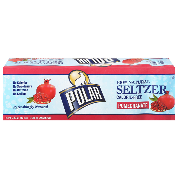 Save on Polar Seltzer Water Pomegranate 100 Natural 12 pk Order