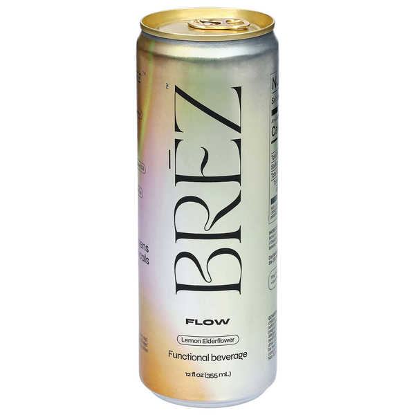 Brez Flow Lemon Elderflower Functional Beverage Drink