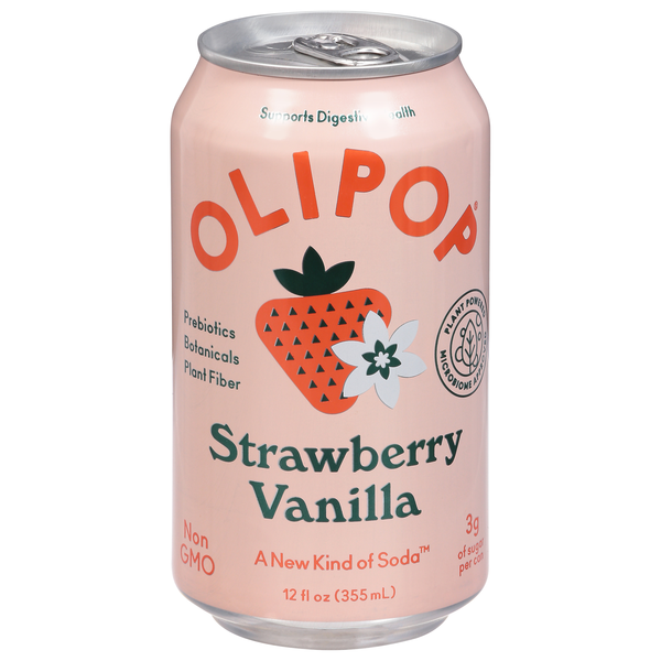 Save on Olipop Strawberry Vanilla Soda Order Online Delivery Stop & Shop