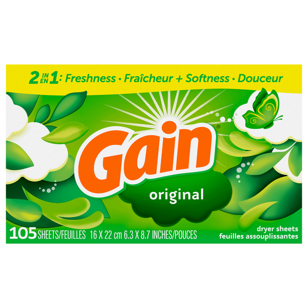Gain Original Dryer Sheets
