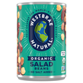 Westbrae Natural Organic No Salt Added Salad Beans